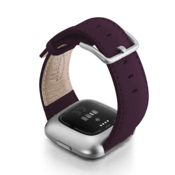 Fitbit versa burgundy band sale