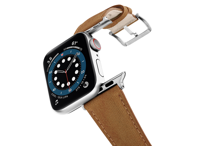 XCool Compatible avec Bracelet Apple Watch 38mm 40mm 41mm, Cuir